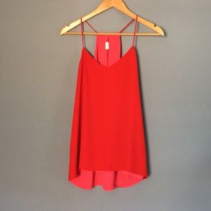 Pink/red irreversible blouse